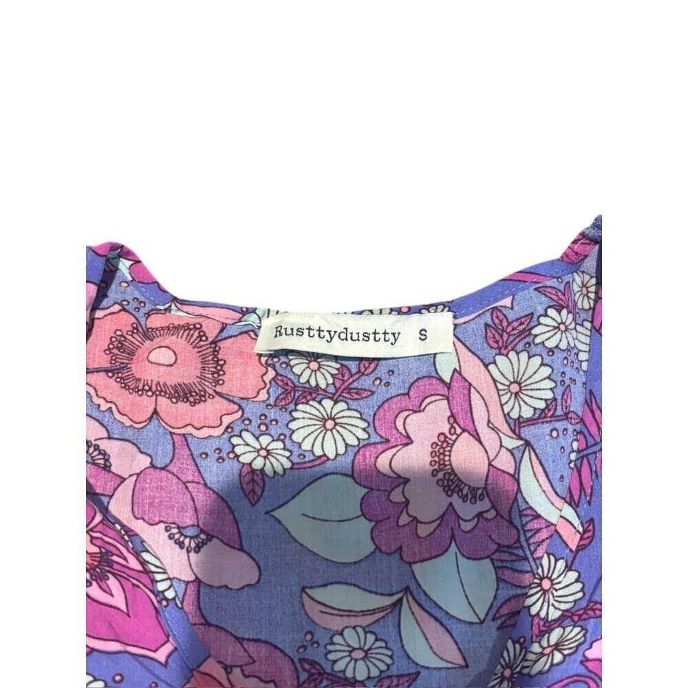 Rustty Dustty Women's Purple & Pink Mini Dress - Picture 5 of 8